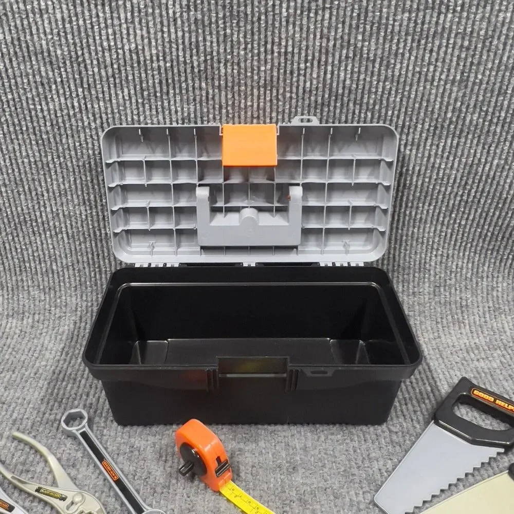 Lot of 29 Black & Decker Good/Crazy Helper Mixed Tools/Box Pretend Kids‎ Play
